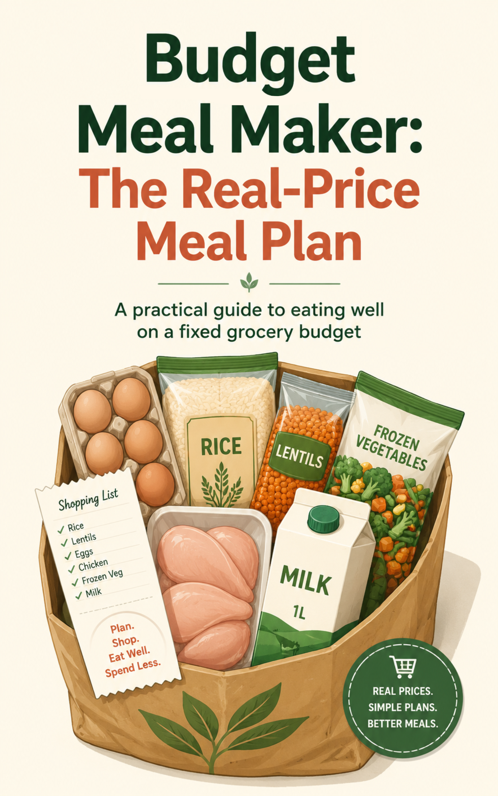 Budget Meal Maker: The Real-Price Meal Plan